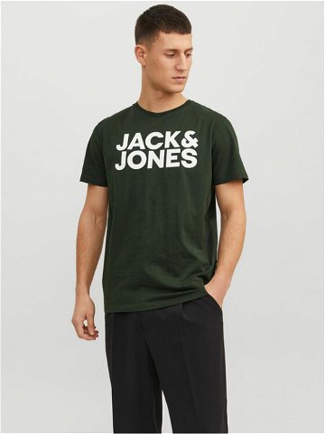 Jack & Jones T-Shirt Corp 12151955 Zelená Standard Fit
