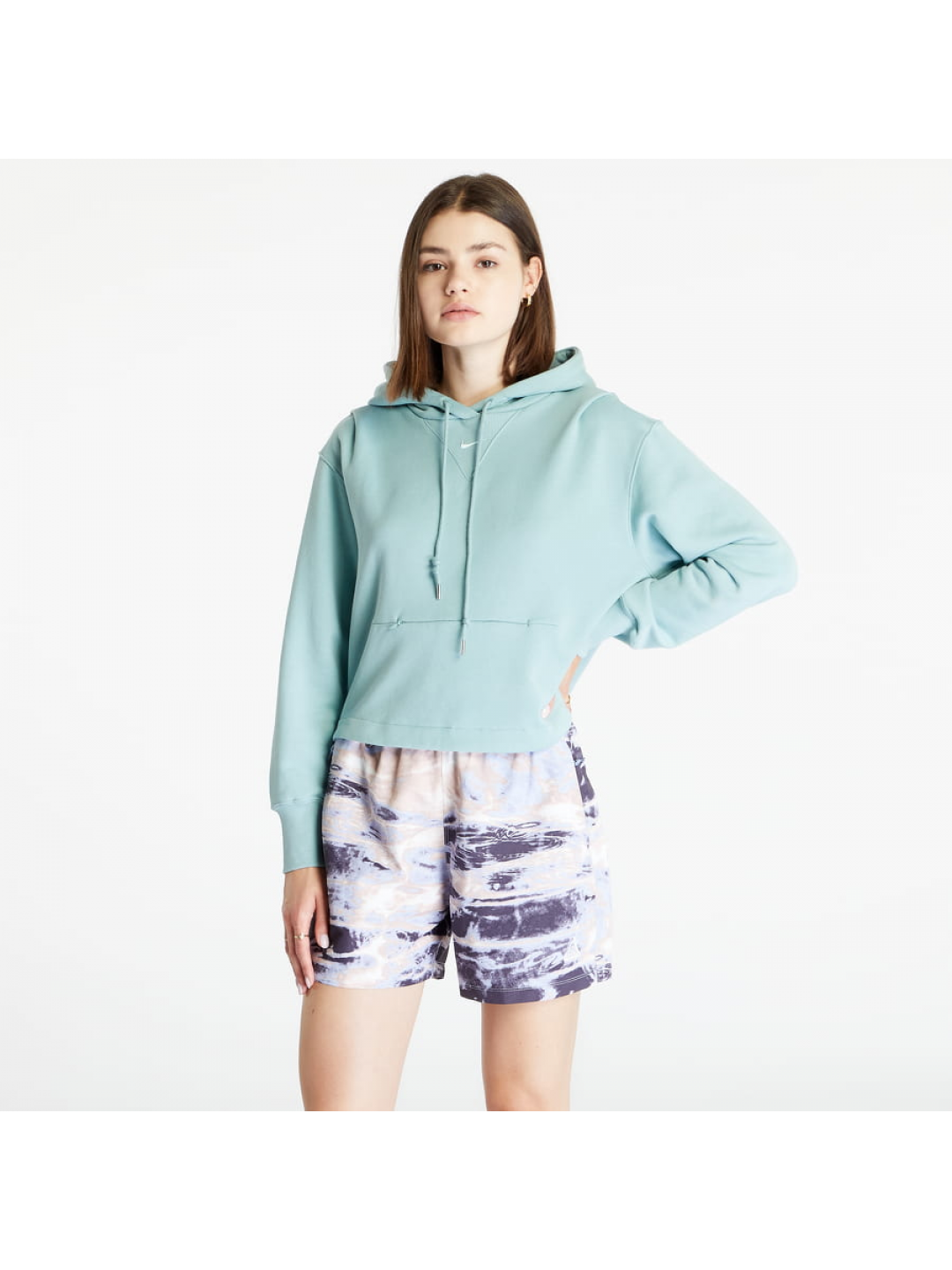 Nike Sportswear Modern Fleece Women s Oversized French Terry Hoodie Mineral Jade Ice