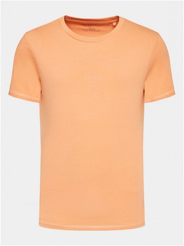 Guess T-Shirt M2YI72 I3Z14 Oranžová Slim Fit