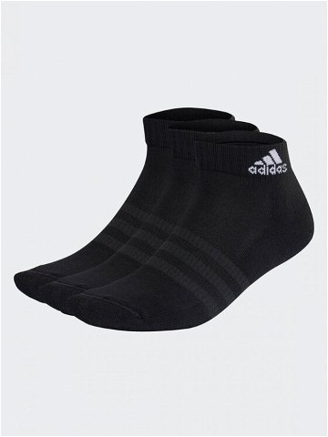 Adidas Nízké ponožky Unisex Cushioned Sportswear Ankle Socks 3 Pairs IC1277 Černá