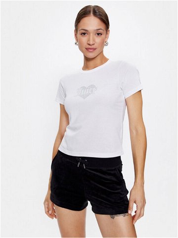 Juicy Couture T-Shirt Haylee JCMCT223256 Bílá Regular Fit