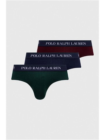Spodní prádlo Polo Ralph Lauren 3-pack pánské černá barva 714840543