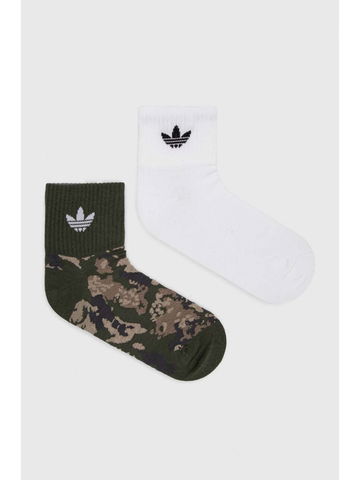 Ponožky adidas Originals 2-pack bílá barva