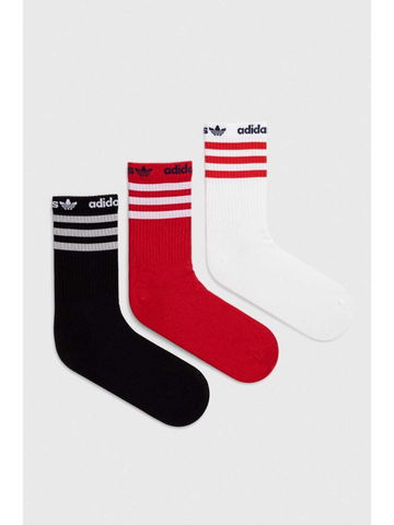 Ponožky adidas Originals 3-pack černá barva