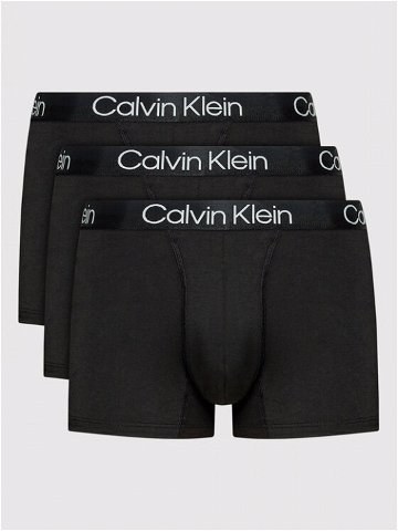 Calvin Klein Underwear Sada 3 kusů boxerek 000NB2970A Černá