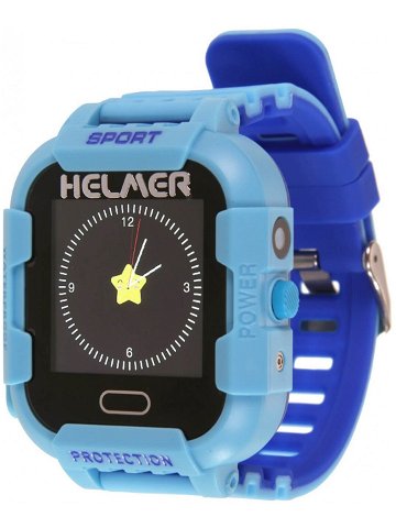 Helmer Chytré dotykové hodinky s GPS lokátorem a fotoaparátem – LK 708 modré