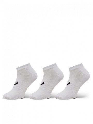 Asics Sada 3 párů nízkých ponožek unisex 3PPK Ped Sock 155206 Bílá