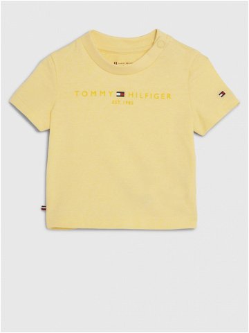 Tommy Hilfiger Baby Essential Triko dětské Žlutá