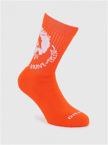 Ponožky 00S6U0-OPAZS-34H oranžová – Diesel oranžová S