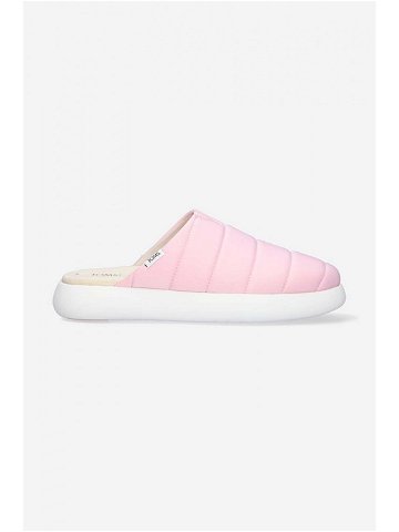 Pantofle Toms Matte Mallow Mule Sneaker dámské růžová barva