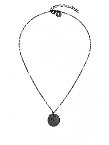 Tamaris Moderní černý náhrdelník s přívěsky TJ-0122-N-45