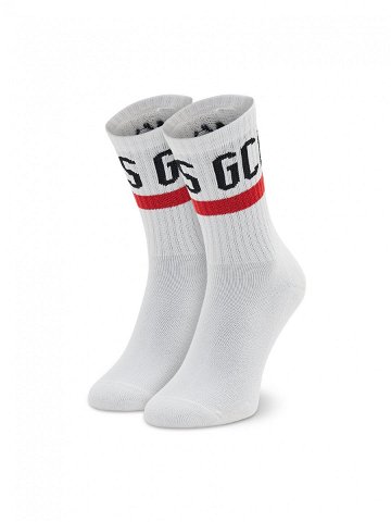GCDS Klasické ponožky Unisex CC94M010024 Bílá
