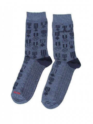 Pánské ponožky 00S6U0-0SAJW – Diesel tmavě modrá L 43-46