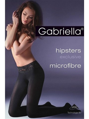 Dámské punčochové kalhoty Gabriella Hipsters Exclusive 631 MF 50 den nero černá 3-M