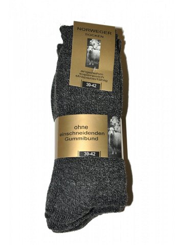 Pánské ponožky WiK 20310 Norweger Socken A 3 grafit 43-46