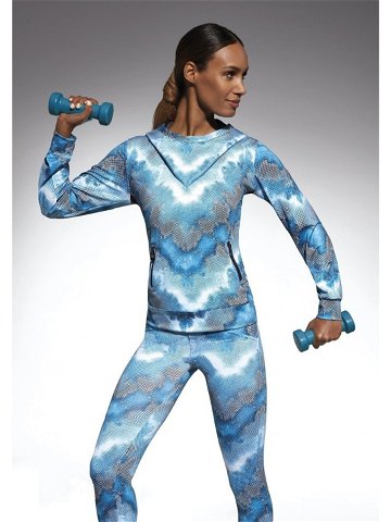 Sportovní dámská mikina Energy Blouse – Bas Bleu S Modrá