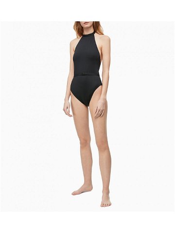 Jednodílné plavky KW0KW00807-BEH černá – Calvin Klein černá L