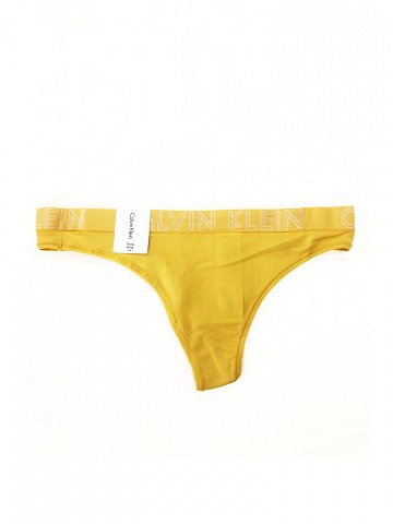 Tanga QD3636E-YHC žlutá – Calvin Klein L Žlutá