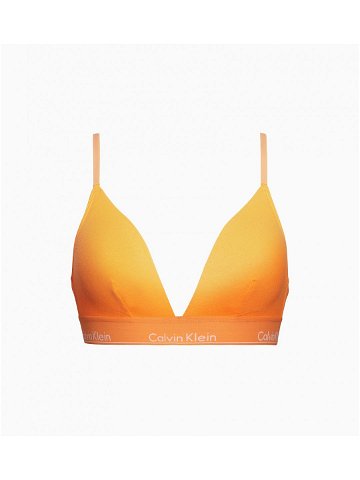 Podprsenka bez kostice QF4252E-6TQ oranžová – Calvin Klein oranžová XS