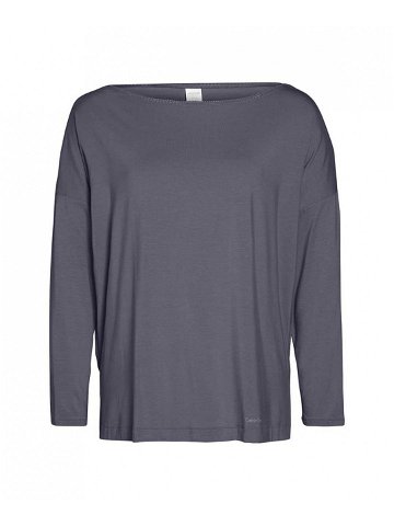 Dámské triko na spaní QS6264E-CDQ šedá – Calvin Klein šedá M