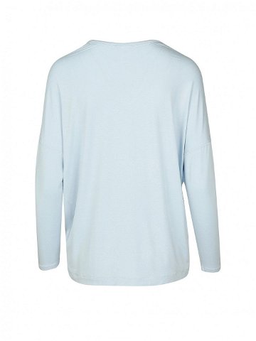 Dámské triko na spaní QS6409E-GR4 modrá – Calvin Klein S Modrá