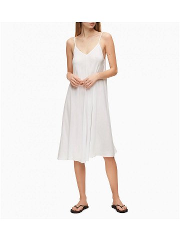 Plážové šaty KW0KW01071-YCD bílá – Calvin Klein bílá M