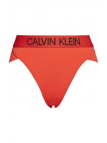 Spodní díl plavek KW0KW00944-XBG červená – Calvin Klein červená M