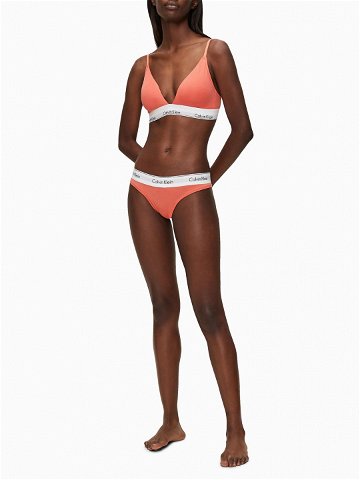 Podprsenka bez kostice QF5650E-GPT oražová – Calvin Klein oranžová XS
