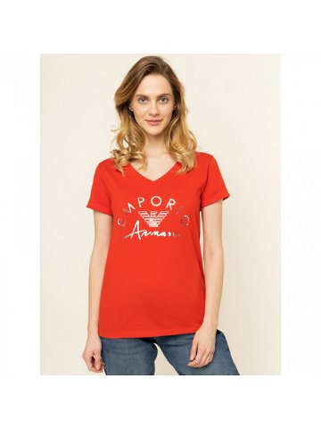 Dámské tričko 164334 0P291 00074 červená – Emporio Armani červená M