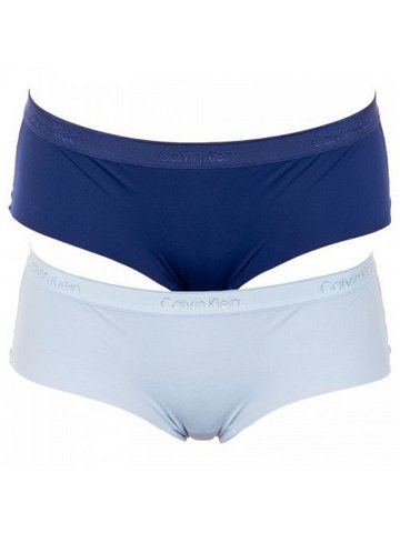 Kalhotky 2psc QD3696E-AAN modrá – Calvin Klein XS Modrá