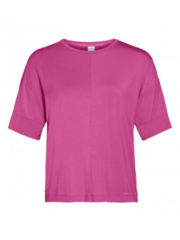 Dámské spací tričko – 000QS6410E BM6 – Calvin Klein S růžova