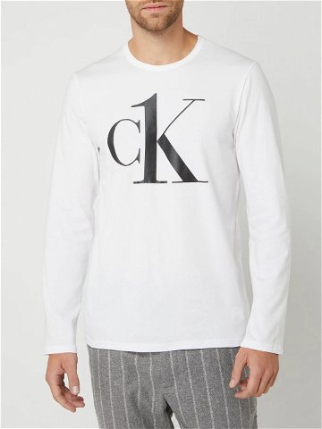 Pánské tričko NM2017E-7UM bílá – Calvin Klein bílá XL