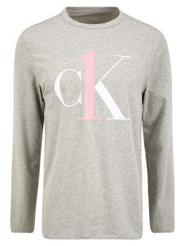 Pánské tričko NM2017E PGK šedá – Calvin Klein šedá XL