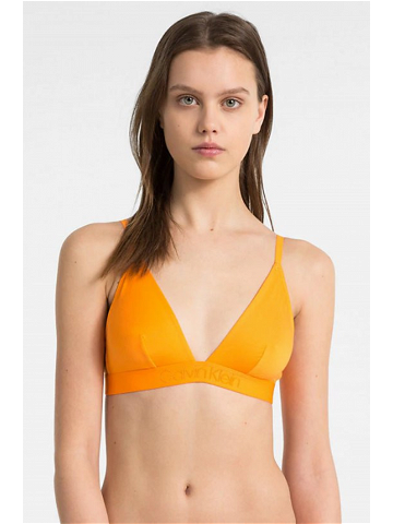 Podprsenka bez kostice QF4945E-5FQ oranžová – Calvin Klein oranžová S