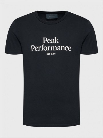 Peak Performance T-Shirt Original G77692120 Černá Slim Fit