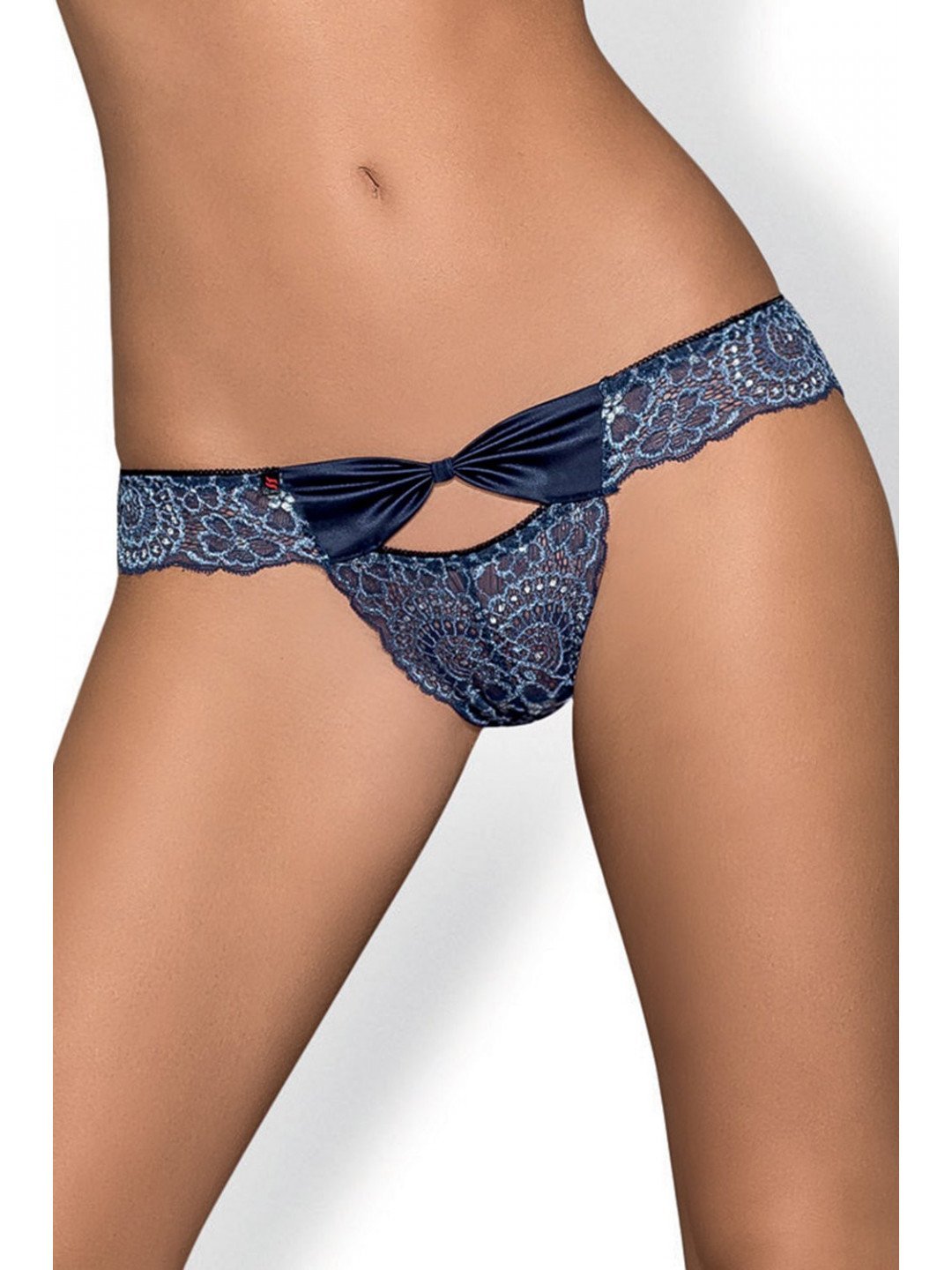 Erotické kalhotky Auroria – OBSESSIVE světle modrá L XL