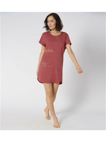Dámská noční košile Nightdresses – Triumph kombinace temně růžové M020 0042