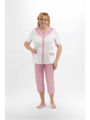 Dámské pyžamo 211 HONORATA BIG Růžová 3xl