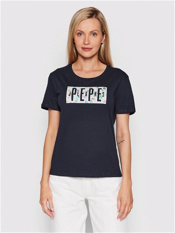 Pepe Jeans T-Shirt Patsy PL505218 Tmavomodrá Regular Fit