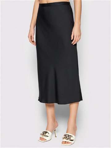 Calvin Klein Midi sukně Bias K20K203514 Černá Regular Fit