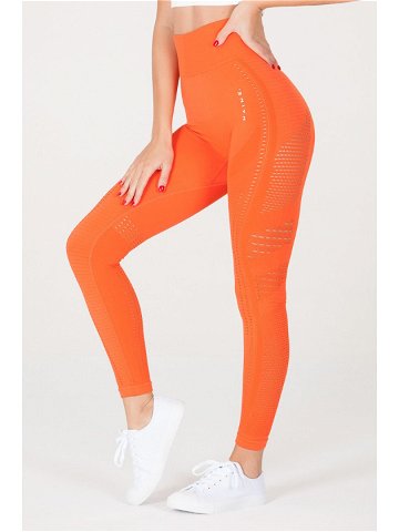Dámské Naine 2 0 Bezešvé Legíny – Gym Glamour oranžová M