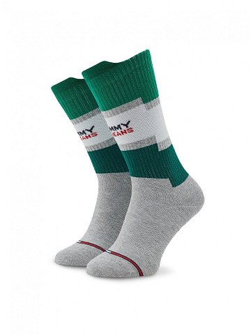 Tommy Jeans Klasické ponožky Unisex 701220283 Zelená