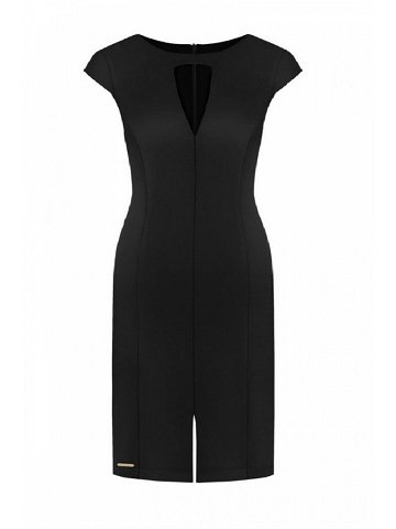 Společenské šaty model 108533 Ellina – Jersa černá 46