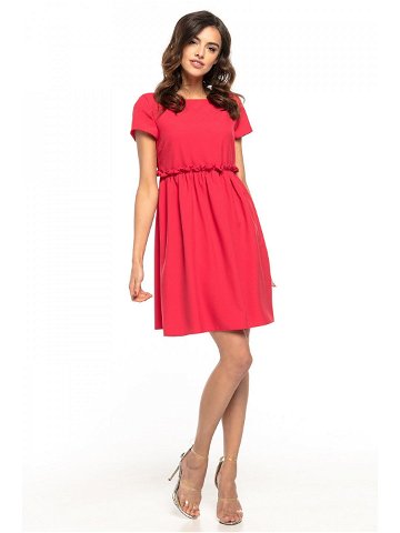 Denní šaty model 127929 Tessita malinově červená 40 L