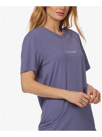 Dámské tričko Lounge QS6756E – VDD – Borůvková – Calvin Klein XS borůvková