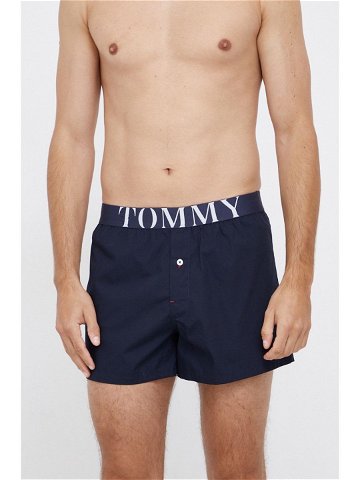 Pánské šortky na spaní UM0UM02394 – 0G1 – Tmavě modrá – Tommy Hilfiger tmavě modrá XL