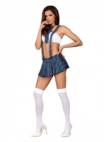 Erotický kostým Studygirl – OBSESSIVE vícebarevná L XL