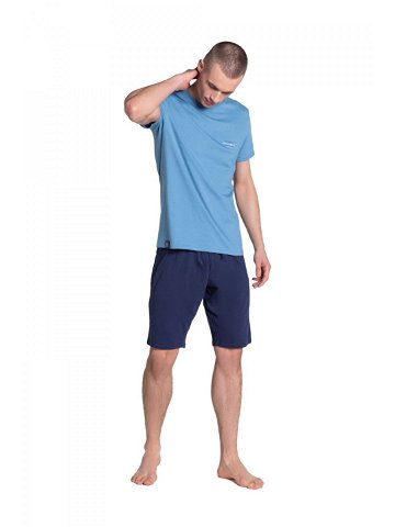 Pánské pyžamo 38881 Duty blue – HENDERSON světle modrá L