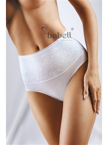 Dámské kalhotky 069 white – BABELL Bílá XL
