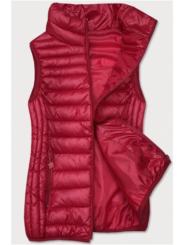 Červená dámská vesta se stojáčkem B2722-4 odcienie czerwieni XL 42